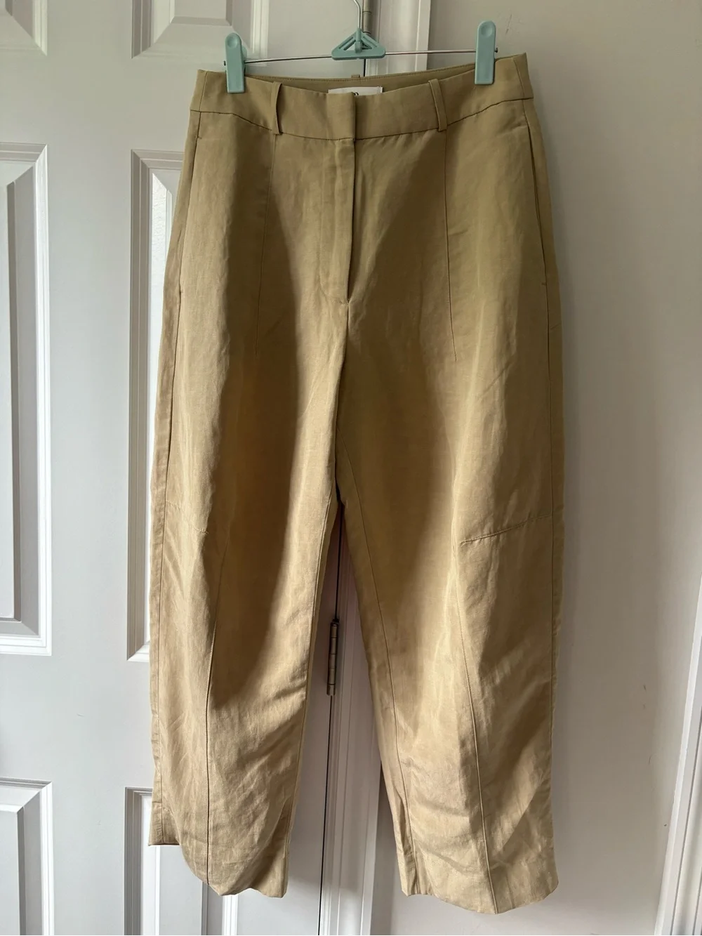 Banana Republic Tencel Linen Barrel Leg Pant